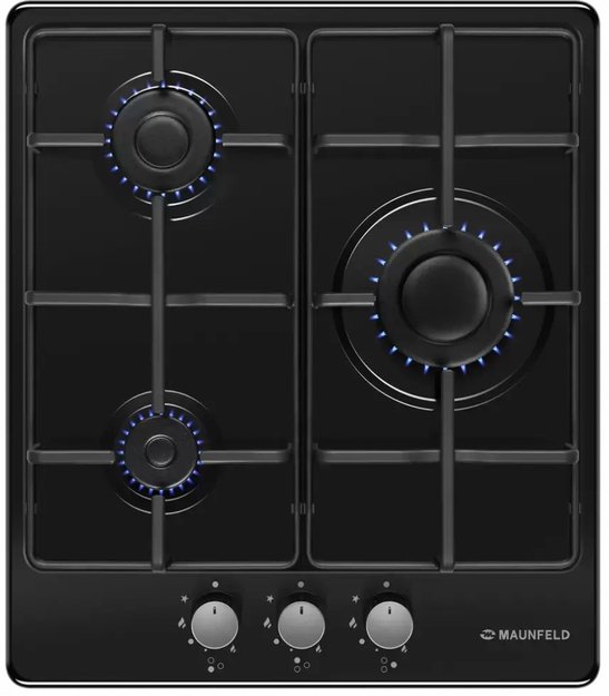 Газовая варочная панель MAUNFELD EGHE.43.3STS-EB (preview 1)