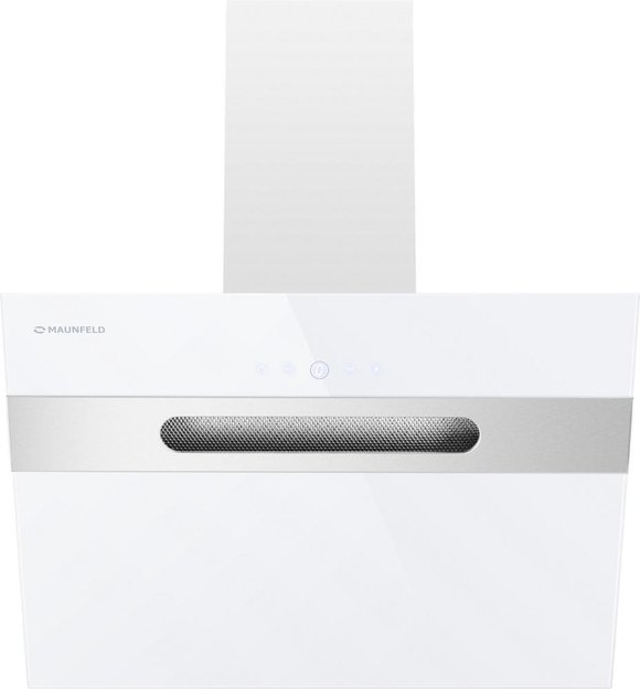 Кухонная вытяжка MAUNFELD Moon 60 белый\вставка сатин (фото 1) Кухонная вытяжка MAUNFELD Moon 60 белый\вставка сатин (preview 1)