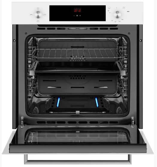 Газовый духовой шкаф Weissgauff WGO 702 D WHITE GLASS (preview 2)