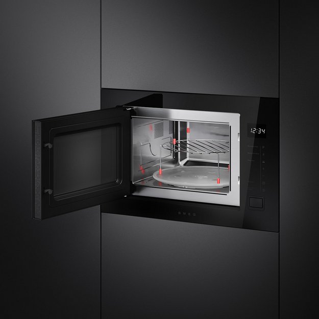 Встраиваемая микроволновая печь Smeg FMI225BI (preview 3)