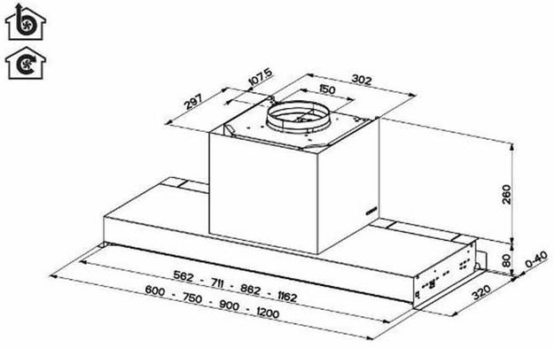 Вытяжка Faber IN-NOVA ZERO DRIP PLUS A120 (preview 5)