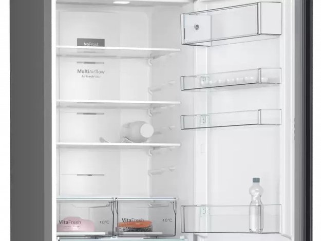 Холодильник с нижней морозильной камерой BOSCH KGN39XC27R (фото 2) Холодильник с нижней морозильной камерой BOSCH KGN39XC27R (preview 2)