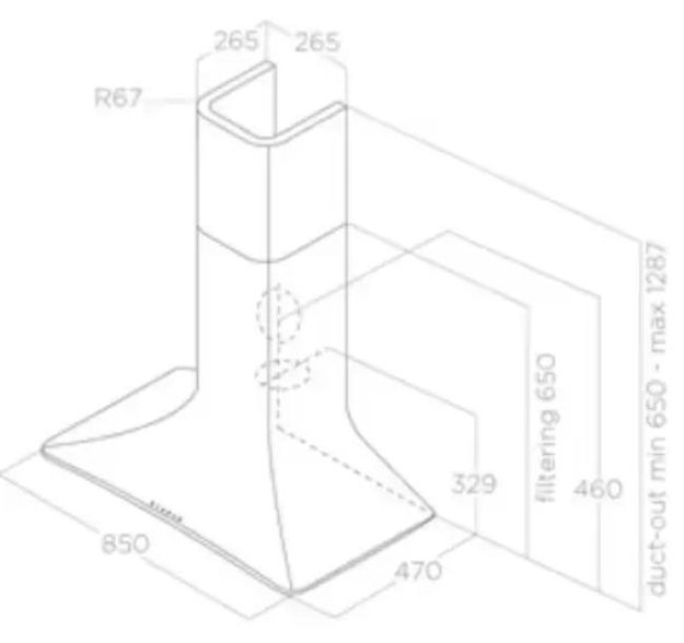 Вытяжка Elica SWEET CAST IRON/A/85+CAM (фото 8) Вытяжка Elica SWEET CAST IRON/A/85+CAM (preview 8)