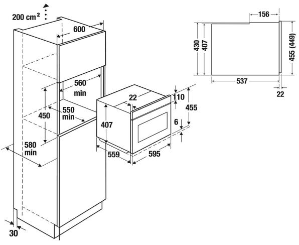 Компактный духовой шкаф с паром Kuppersbusch CBD 6550.0 W9 Shade of Grey (preview 6)