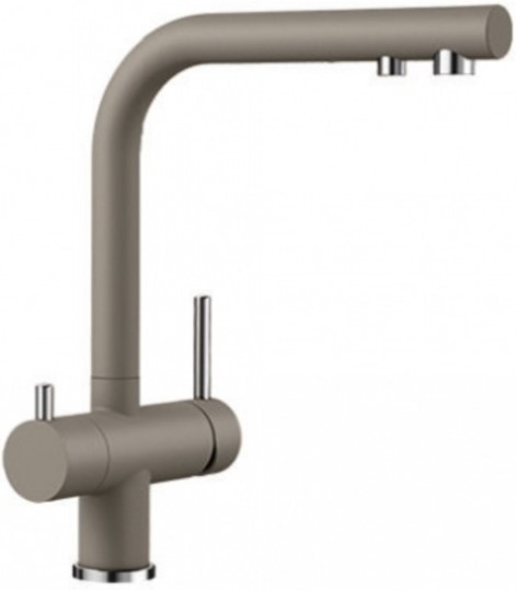 Смеситель Blanco FONTAS II SILGRANIT + фильтр для воды BWT-БАРЬЕР EXPERT STANDARD серый беж (preview 1)