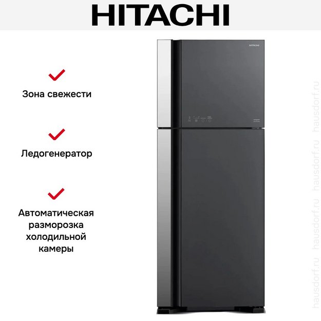 Холодильник Hitachi HRTN7489DFGGRCS (preview 6)