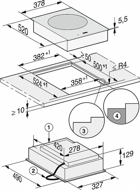 Модульная панель Miele CS7611 FL с витрины, новая (без коробки) (фото 5) Модульная панель Miele CS7611 FL с витрины, новая (без коробки) (preview 5)