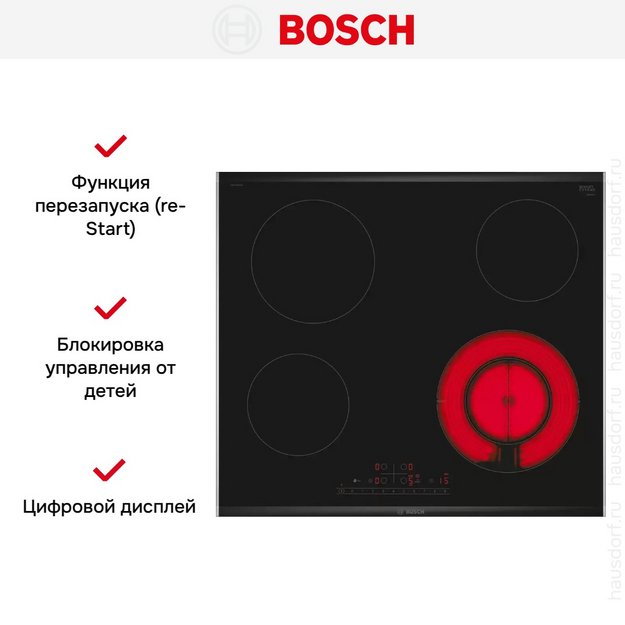 Электрическая варочная панель Bosch PKF675FP2E (preview 6)