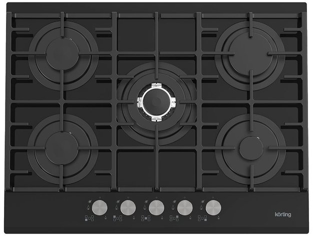 Газовая стеклянная варочная панель Korting HGG 7835 CTN (фото 1) Газовая стеклянная варочная панель Korting HGG 7835 CTN (preview 1)