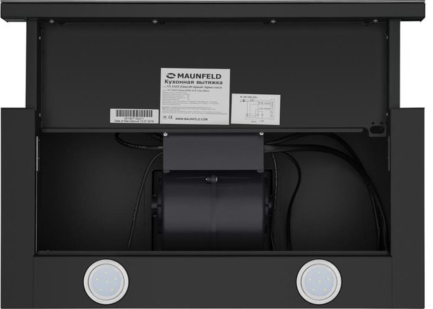 Встраиваемая кухонная вытяжка MAUNFELD VS Fast Glass 60 черный (фото 3) Встраиваемая кухонная вытяжка MAUNFELD VS Fast Glass 60 черный (preview 3)