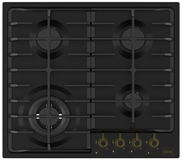 Газовая варочная панель Korting HG 674 CTRN (фото 1) Газовая варочная панель Korting HG 674 CTRN (preview 1)