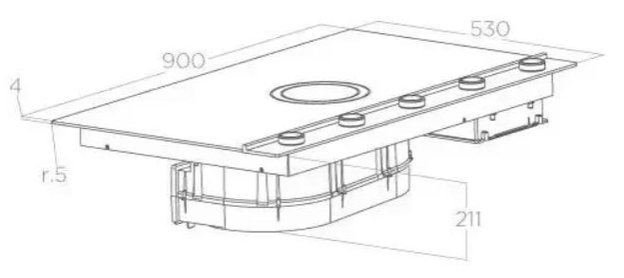 Варочная панель с вытяжкой Elica NIKOLATESLA UNPLUGGED BLIX/A/90 (фото 4) Варочная панель с вытяжкой Elica NIKOLATESLA UNPLUGGED BLIX/A/90 (preview 4)