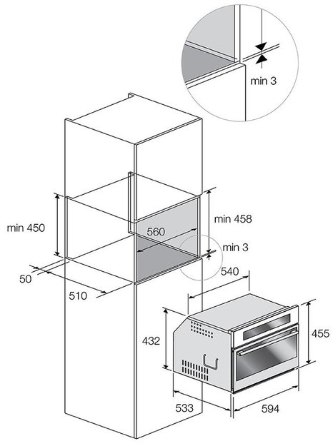 Духовой шкаф Fulgor Milano FCO 4512 TM WH (фото 4) Духовой шкаф Fulgor Milano FCO 4512 TM WH (preview 4)