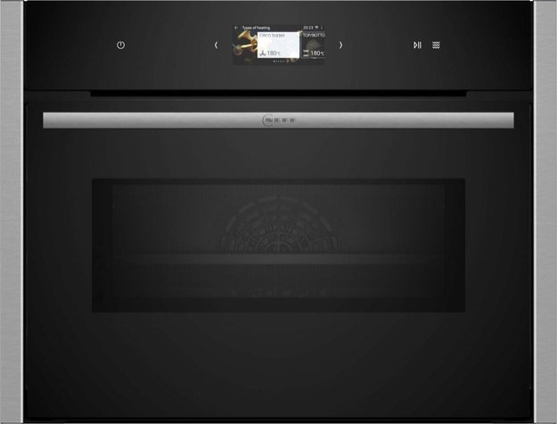 Компактный духовой шкаф с микроволнами Neff C24MS31N0 (фото 1) Компактный духовой шкаф с микроволнами Neff C24MS31N0 (preview 1)