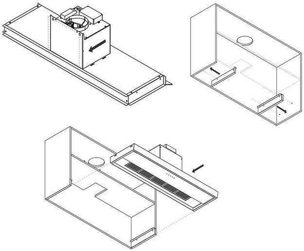 Встраиваемая вытяжка Pando TIS/60 CR.NEGRO V.850 (фото 6) Встраиваемая вытяжка Pando TIS/60 CR.NEGRO V.850 (preview 6)