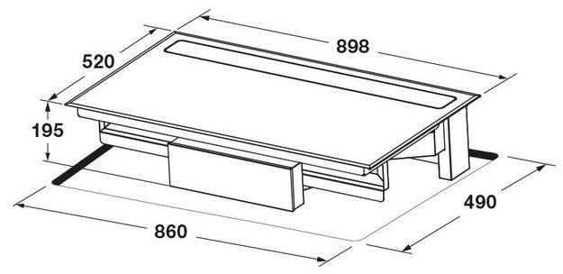 Варочная панель с встроенной вытяжкой Fulgor Milano FCLHD 9041 HID TS BK2 (preview 10)