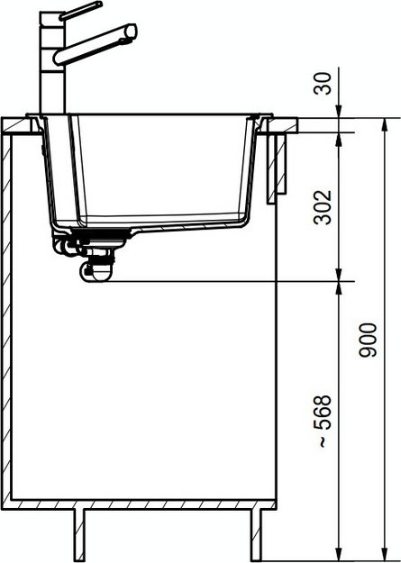 Мойка Franke UBG 610-50 миндаль (preview 4)