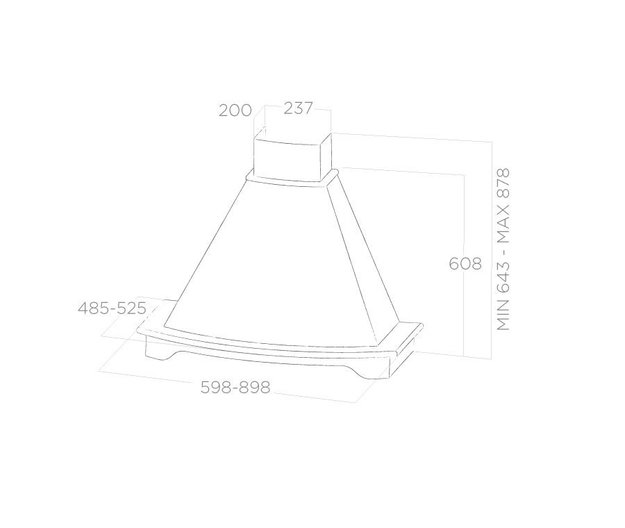 Вытяжка Elica CORALINE WH/A/90 T.GREZZO (фото 5) Вытяжка Elica CORALINE WH/A/90 T.GREZZO (preview 5)