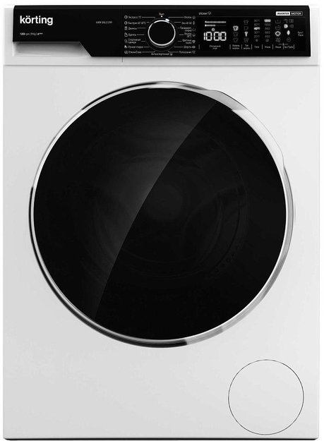 Отдельностоящая стиральная машина с паром Korting KWM 58ILS1299 (фото 1) Отдельностоящая стиральная машина с паром Korting KWM 58ILS1299 (preview 1)
