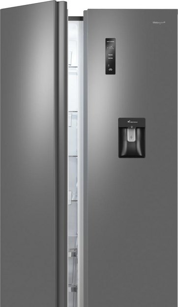 Отдельностоящий холодильник с инвертором и подачей воды Weissgauff WSBS 590 Inverter NoFrost Water Dispenser Grey (preview 14)