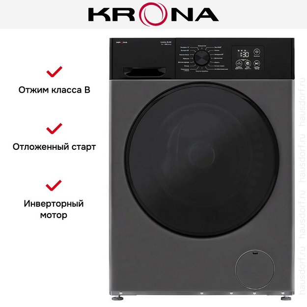 Стиральная машина KRONA RHENE GREY 1000 6K WM (preview 14)