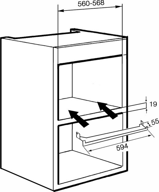 Соединительная планка для духовых шкафов Smeg PR3845X (preview 3)