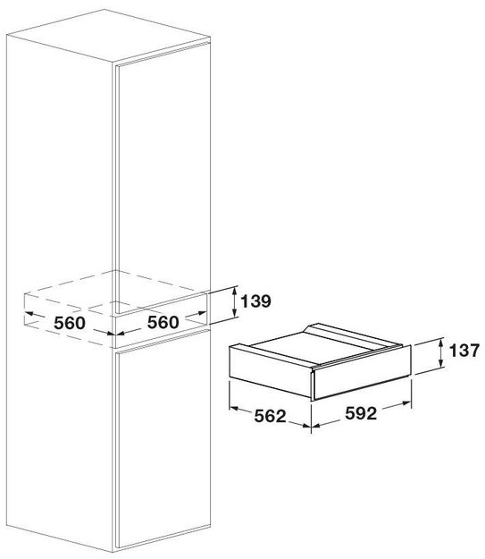 Встраиваемый выдвижной ящик для хранения Fulgor Milano FCLD 150 BK (фото 7) Встраиваемый выдвижной ящик для хранения Fulgor Milano FCLD 150 BK (preview 7)