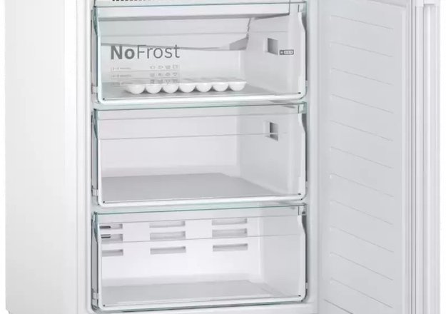 Холодильник с нижней морозильной камерой BOSCH KGN39XW27R (фото 6) Холодильник с нижней морозильной камерой BOSCH KGN39XW27R (preview 6)