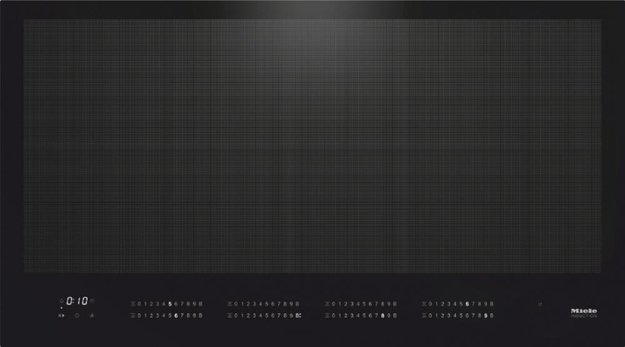 Индукционная панель конфорок с сенсорным управлением Miele KM7897 FL (фото 1) Индукционная панель конфорок с сенсорным управлением Miele KM7897 FL (preview 1)