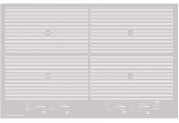 Индукционная варочная панель Kuppersbusch KI 8800.0 GR (фото 1) Индукционная варочная панель Kuppersbusch KI 8800.0 GR (preview 1)