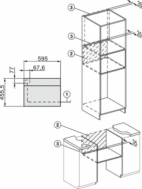 Компактный духовой шкаф с СВЧ Miele H7440BM OBSW новый с витрины (фото 5) Компактный духовой шкаф с СВЧ Miele H7440BM OBSW новый с витрины (preview 5)