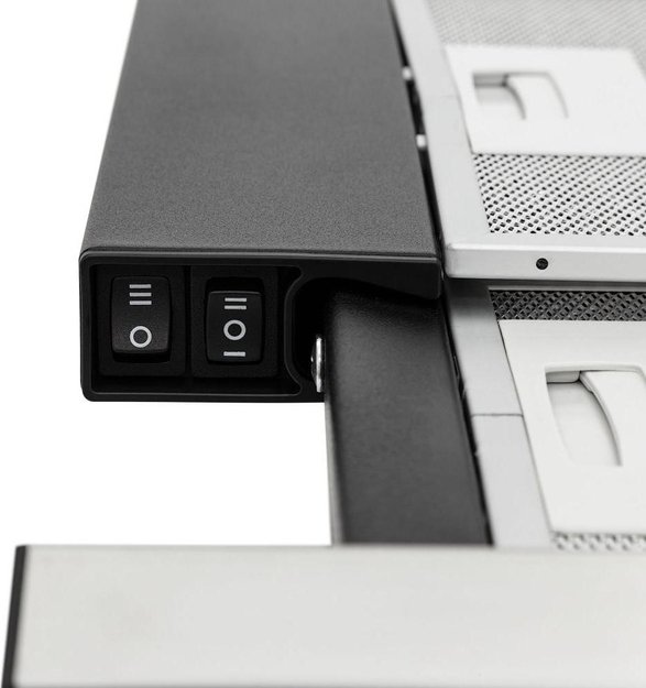 Вытяжка Krona Kamilla slim 600 black/inox (2 мотора) (фото 8) Вытяжка Krona Kamilla slim 600 black/inox (2 мотора) (preview 8)