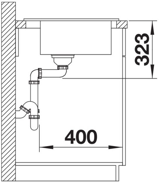 Мойка BLANCO PALONA 6 глянцевая магнолия, клапан-автомат (preview 7)