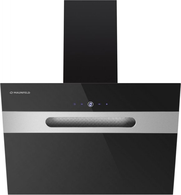 Кухонная вытяжка MAUNFELD Moon 60 черный\вставка сатин (фото 1) Кухонная вытяжка MAUNFELD Moon 60 черный\вставка сатин (preview 1)