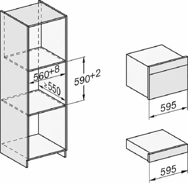Встраиваемая пароварка Miele DG7440 EDST/CLST с витрины, новая (без коробки) (фото 5) Встраиваемая пароварка Miele DG7440 EDST/CLST с витрины, новая (без коробки) (preview 5)