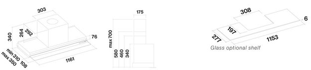 Встраиваемая вытяжка Falmec VIRGOLA NO-DROP TOUCH 120 BLACK (фото 7) Встраиваемая вытяжка Falmec VIRGOLA NO-DROP TOUCH 120 BLACK (preview 7)