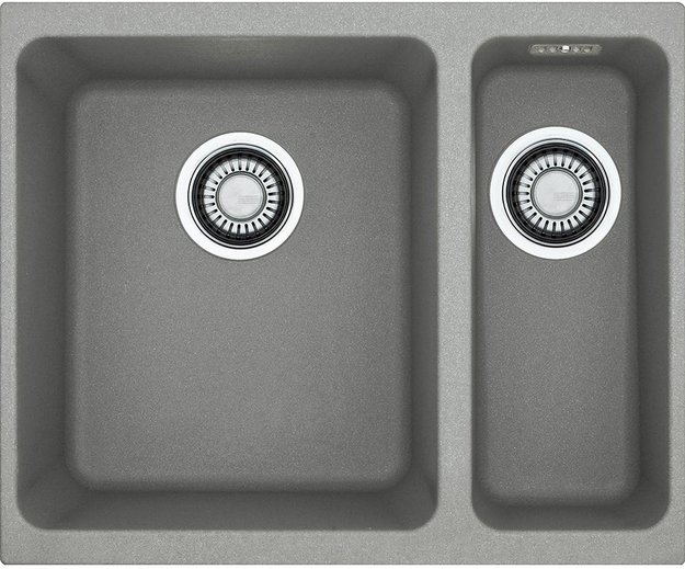 Мойка Franke Kubus KBG 160 3,5'' серый камень (фото 1) Мойка Franke Kubus KBG 160 3,5'' серый камень (preview 1)