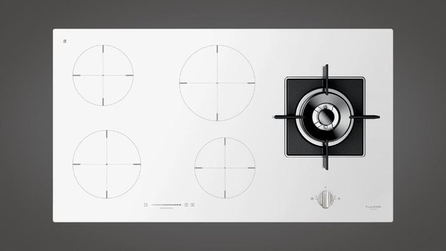 Варочная панель Fulgor Milano FCH 905 ID TS G DWK WH (фото 2) Варочная панель Fulgor Milano FCH 905 ID TS G DWK WH (preview 2)