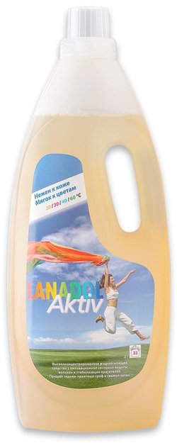 Жидкое средство для стирки Lanadol Aktiv (2 л) (фото 1) Жидкое средство для стирки Lanadol Aktiv (2 л) (preview 1)