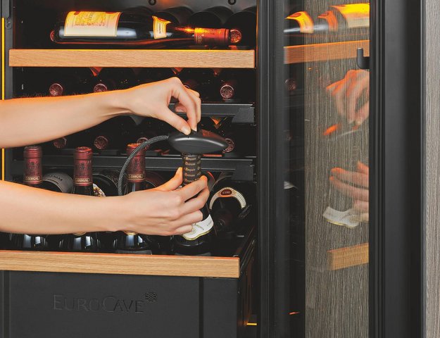 Встраиваемый двухтемпературный винный шкаф EuroCave I-090019-M (preview 3)