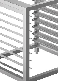 Подставка под печь с направляющими для противней Smeg TVL425 (фото 4) Подставка под печь с направляющими для противней Smeg TVL425 (preview 4)