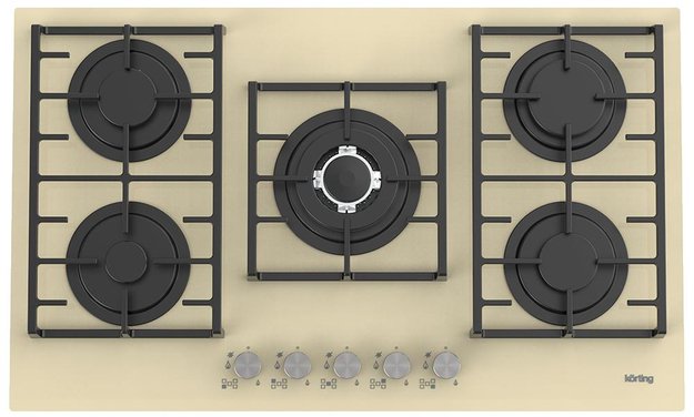 Газовая стеклянная варочная панель Korting HGG 9835 CTB (фото 1) Газовая стеклянная варочная панель Korting HGG 9835 CTB (preview 1)