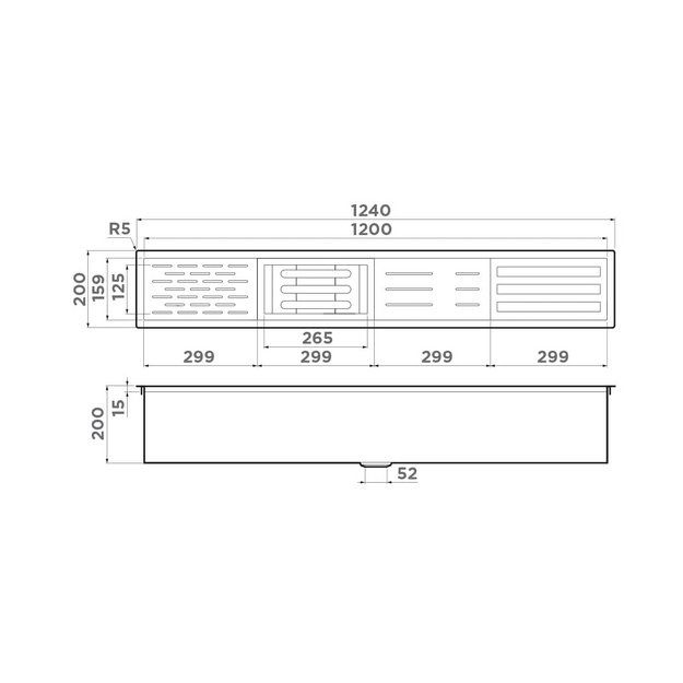 Встраиваемая сушка для посуды с вставками Omoikiri DRY-01 IN (preview 4)