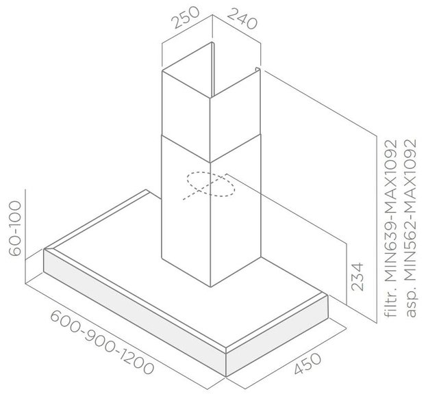 Вытяжка ELICA SPOT NG H6 IX/A/90 (фото 7) Вытяжка ELICA SPOT NG H6 IX/A/90 (preview 7)