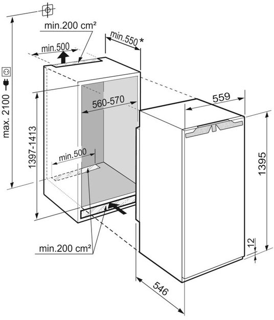Встраиваемая морозильная камера Liebherr SIFNd 4556 Prime NoFrost (фото 6) Встраиваемая морозильная камера Liebherr SIFNd 4556 Prime NoFrost (preview 6)