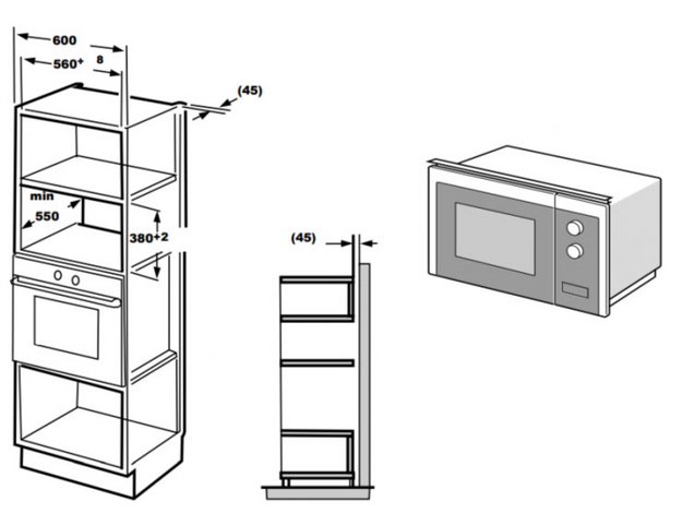 Встраиваемая микроволновая печь Schaub Lorenz SLM EY27D (фото 11) Встраиваемая микроволновая печь Schaub Lorenz SLM EY27D (preview 11)