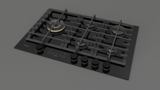 Варочная панель Fulgor Milano FCLH 755 G T WK BK (preview 3)