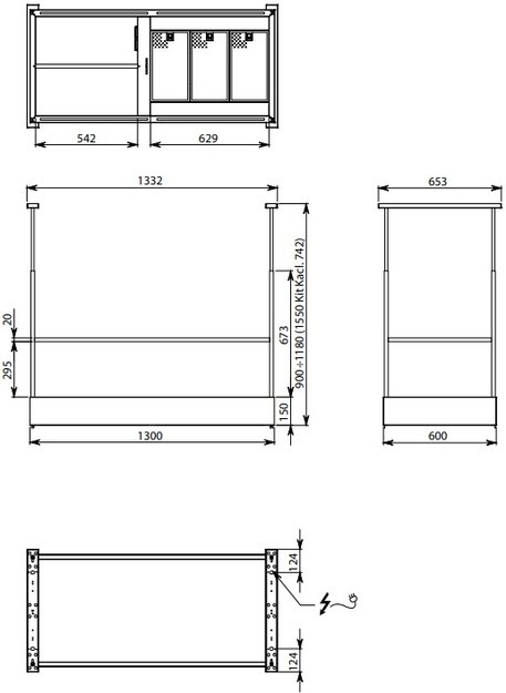 Вытяжка Falmec Spazio 130 Island black matt (фото 3) Вытяжка Falmec Spazio 130 Island black matt (preview 3)