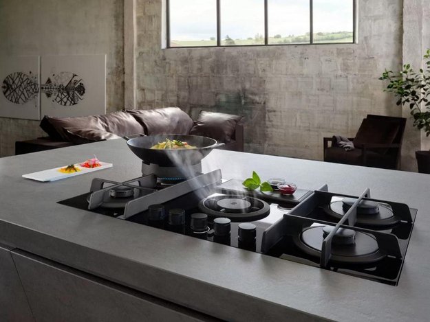 Варочная панель с вытяжкой Elica NIKOLATESLA FLAME BL/F/88 (фото 4) Варочная панель с вытяжкой Elica NIKOLATESLA FLAME BL/F/88 (preview 4)