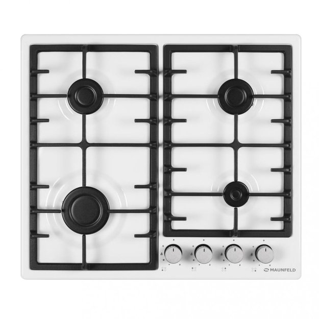 Газовая варочная панель MAUNFELD EGHE.64.3CW\G (фото 2) Газовая варочная панель MAUNFELD EGHE.64.3CW\G (preview 2)